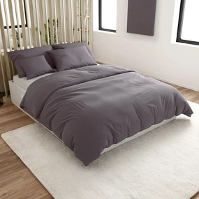 PrzytulneMieszkanie.pl PrzytulneMieszkanie.pl Bawełniana pościel DENYX szara Rozmiar pościeli: 2 szt 70 x 90 cm | 200 x 220 cm