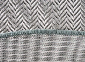 Dywan zewnętrzny Miovani kremowo-zielony koło 200 cm x 200 cm