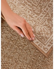 Chodnik odpowiedni na zewnątrz w beżowo-śmietankowym kolorze 80x250 cm Duet Kona – NORTHRUGS