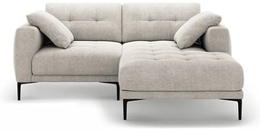 Beżowy narożnik (prawostronny/z szezlongiem) Bemy – Micadoni