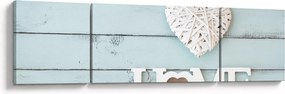 Obraz - I love home (170x50 cm)
