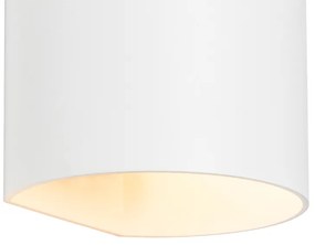 Nowoczesna lampa ścienna biała - Sabbio Nowoczesny Oswietlenie wewnetrzne