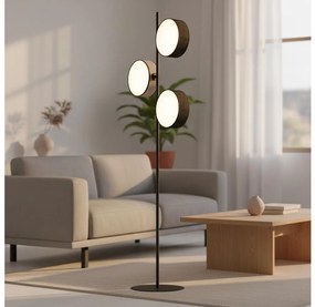 Lampa stojąca DRUMZ 3xE14/10W/230V czarna/szara