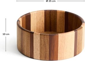 Drewniana miska do serwowania w naturalnym kolorze Nover – Kave Home