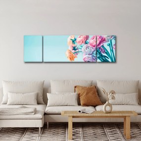 Obraz - Kwiaty w wazonie (170x50 cm)