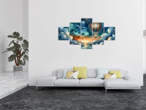 Obraz - Lot pod nocnym niebem (125x70 cm)