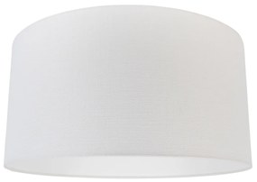 Biały abażur z tkaniny 50/50/25