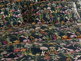 PrzytulneMieszkanie.pl PrzytulneMieszkanie.pl Pościel z mikropluszu MYSTIC GARDEN ciemnozielona Rozmiar pościeli: 70 x 90 cm | 140 x 220 cm