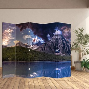 Parawan - Jezioro i góry (210x170 cm)