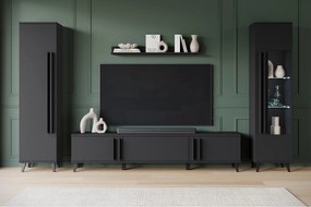 MINIO go for it, Meblościanka HURON II czarny