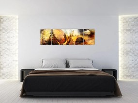 Obraz - Motyw szamana (170x50 cm)