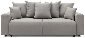 Jasnoszara sofa rozkładana Envy – Bobochic Paris