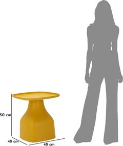 Plastikowy okrągły stolik ø 48 cm Gea – Mauro Ferretti