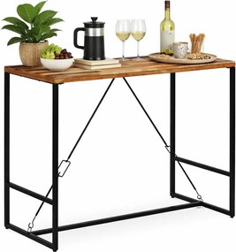 Industrialny stolik barowy 120x60 B3-N08