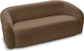 Brązowa sofa z materiału bouclé 193 cm Elina – Bobochic Paris