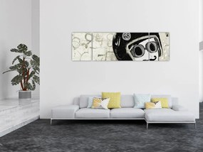 Obraz - Zawodnik (170x50 cm)