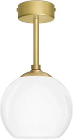 Krótka mosiężna lampa sufitowa G-S1B