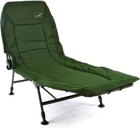 Łóżko kempingowe wędkarskie turystyczne zielone