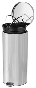 Alda Kosz na śmieci z pedałem Soft Close FreedomFresh 30 l, stal nierdzewna błyszcząca, 30 l