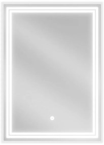Mexen Taco lustro łazienkowe podświetlane 50 x 70 cm, LED 6000K, antypara - 9805-050-070-611-00