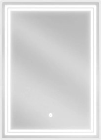 Mexen Taco lustro łazienkowe podświetlane 50 x 70 cm, LED 6000K, antypara - 9805-050-070-611-00