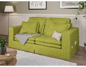 Jasnozielona sofa 196 cm Nora – Ropez