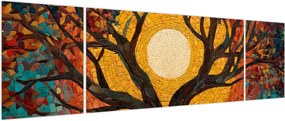 Obraz - Słońce w koronie drzewa życia (170x50 cm)