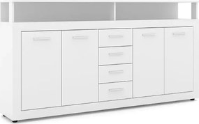 Komoda Meshmatics z szufladami i otwartymi wnękami 190cm – elegancka i pojemna