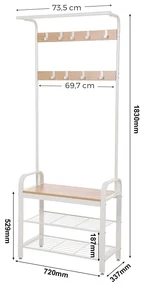Wieszak Stojak na Ubrania - HSR40W