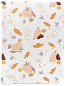 Biały koc dziecięcy muślinowy 75x100 cm Boho – Mijolnir