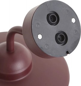 Zewnętrzna lampa ścienna ciemnoczerwona IP44 - Munich