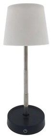 LED dotyková stolní lampa 3W USB 5V 800 mAh bílá, stmívatelná