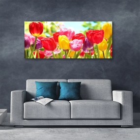 Obraz canvas Klasyczne Czerwone Tulipany