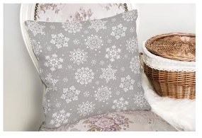 Świąteczna poszewka na poduszkę Minimalist Cushion Covers Snowflakes, 42x42 cm