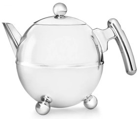 Dzbanek do herbaty ze stali nierdzewnej w kolorze srebra 1,5 l Bella Ronde – Bredemeijer