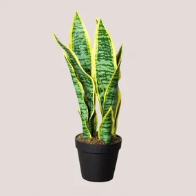 Dekoracyjna Sztuczna Roslina Sansevieria 45 Cm ↑45 Cm - Sklum