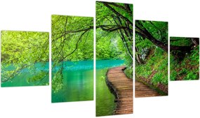 Obraz - Jeziora Plitwickie (125x70 cm)