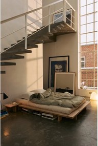 Szafka nocna z litego drewna sosnowego w naturalnym kolorze Japan – Karup Design