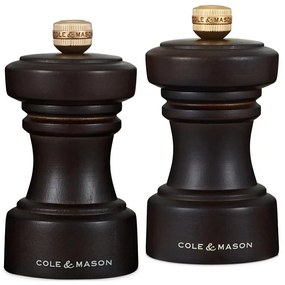 Cole&amp;Mason - Zestaw młynków do soli i pieprzu HOXTON 2 szt 10,4 cm buk/brązowy