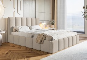 Łóżko Slim 11 z pojemnikiem i stelażem 160x200 cm, kolor Catch Me 02