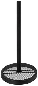 Stojak na ręcznik papierowy MAYAJ, czarny, metalowy, 33 cm