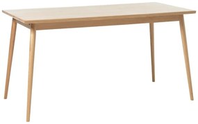 Rozkładany stół z blatem w dekorze dębu w naturalnym kolorze 150x90 cm Barrali – Unique Furniture