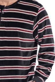 Ciepła piżama męska ARLINDO XXL Brązowy