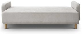 Beżowa rozkładana sofa ze schowkiem 231 cm Elen – Micadoni