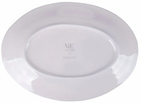 Ceramiczny talerz do serwowania VDE Tivoli 1996 Face to Grey, 38 x 27,5 cm