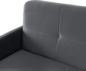 Wersalka z Funkcją Spania CUBA Rozkładana Dwuosobowa Szara do Salonu