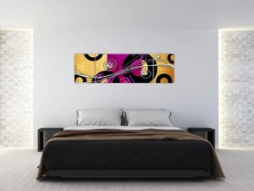 Obraz abstrakcji (170x50 cm)