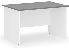 Biurko PRIMO WHITE, 120x80 cm, biały/grafit