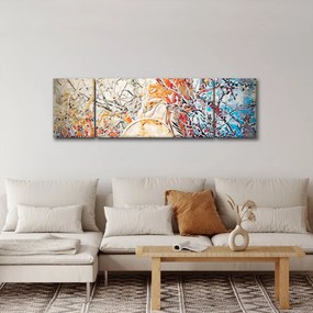 Obraz - Mozaikowa abstrakcja (170x50 cm)