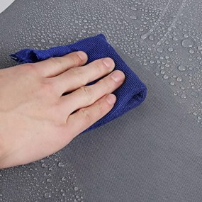 Modułowa szafa tekstylna 170x45x175 cm z 14 półkami i 2 drążkami na wieszaki – przestronna szafa z metalową ramą